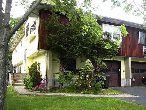 Front of attached home