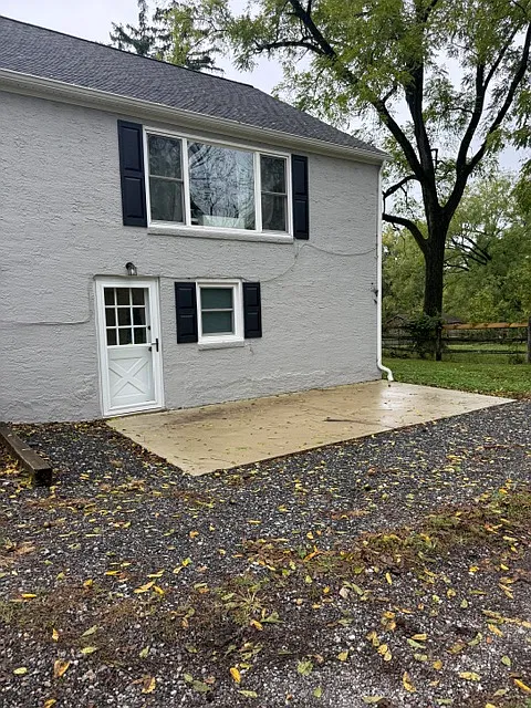 Private patio for tenant
