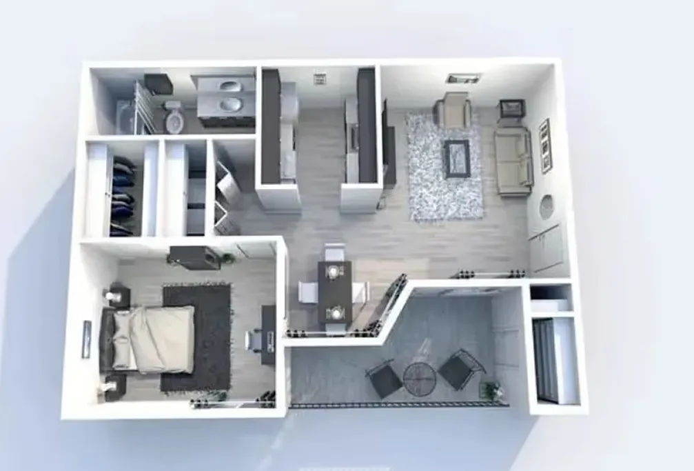 Floor plan A3 Upgraded