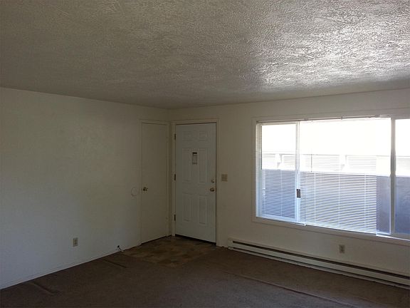 Living room with storage closet