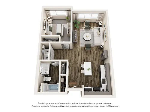 Floor plan A1b