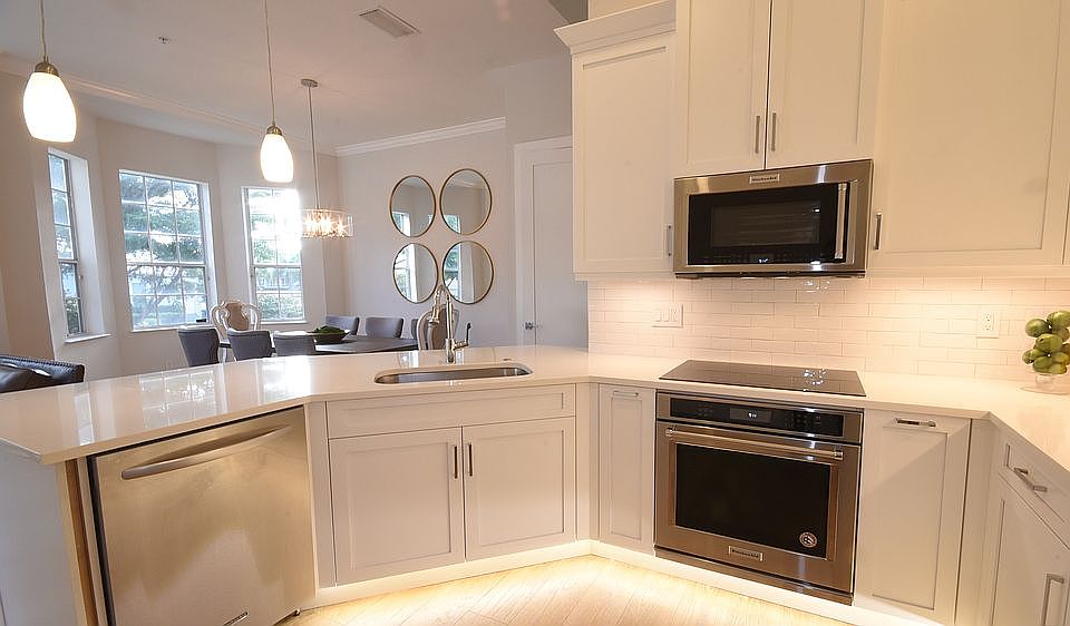 New kitchen & counters.