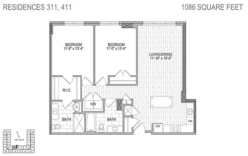 Floor plan 411
