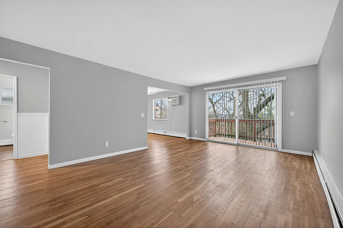 2x1 Renovated Living Room - Ault Park View Condominiums