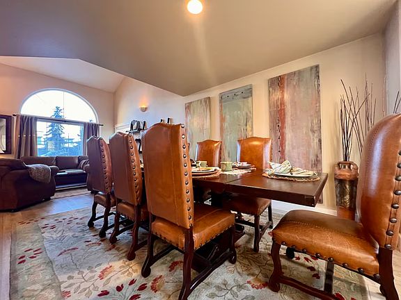 Formal dining room which seats 8 and everything you need to set a beautiful table.