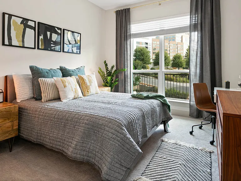 Carpeted Bedroom