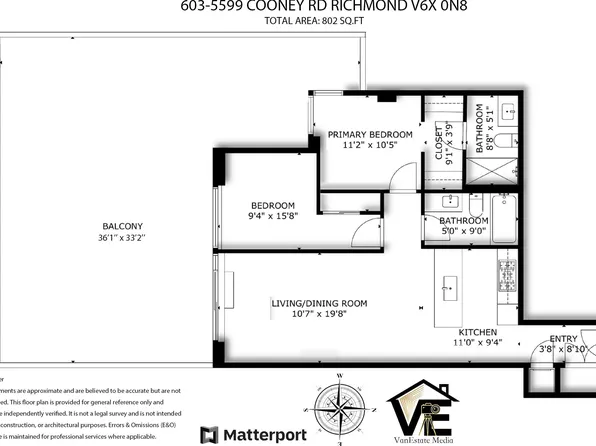 5599 Cooney Rd #603, Richmond, BC V6X 0N8