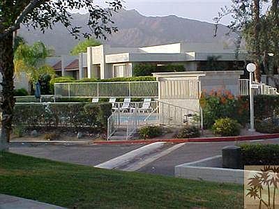 Community pool area adjacent to condo.