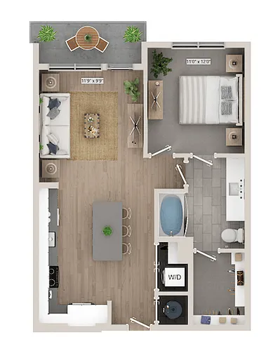 Floor plan A3A