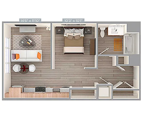 Floor plan S2-S2S-537-567