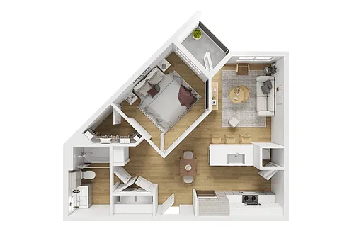 Floor plan A1 60