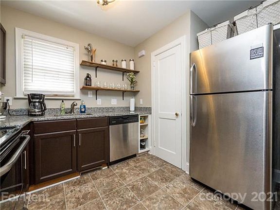 Open shelving in kitchen and pantry storage