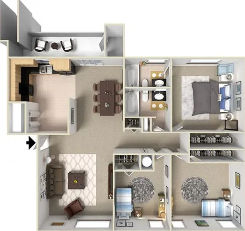 3 bedroom plan 3 bedroom plan