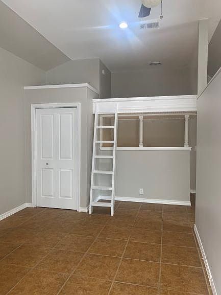 Full size loft bed that can be used as bed or for storage
