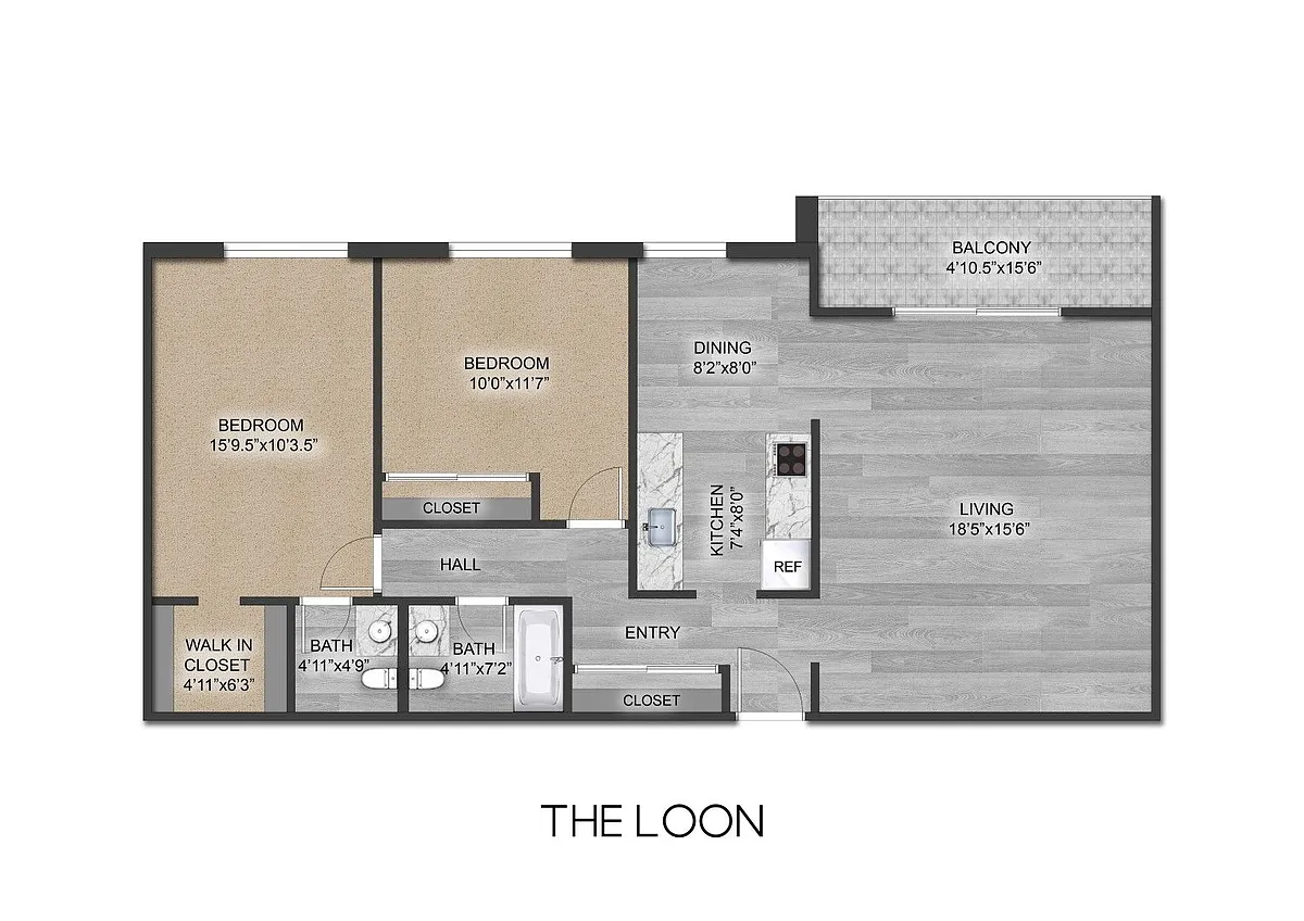 Floor plan The Loon