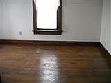 One of two upstairs bedrooms