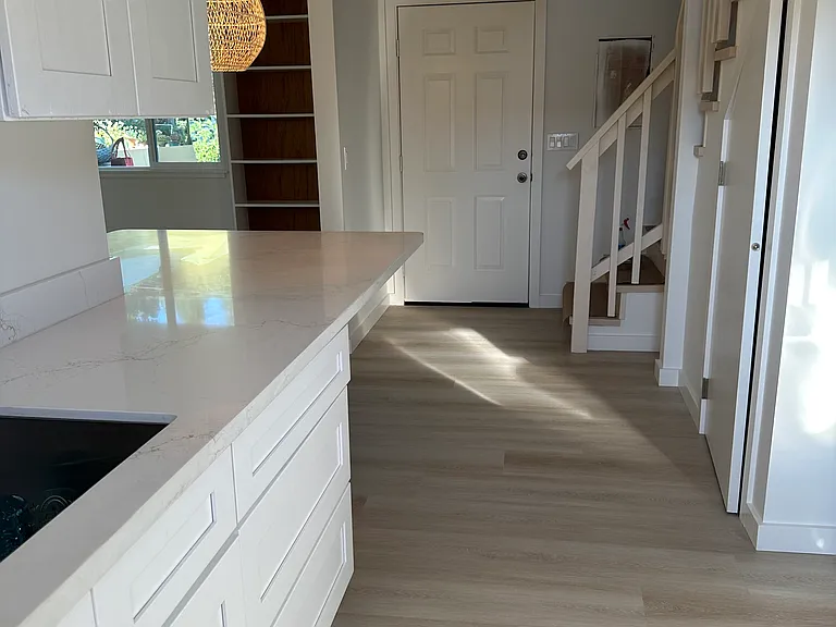 Eat-in kitchen with room for bar stools