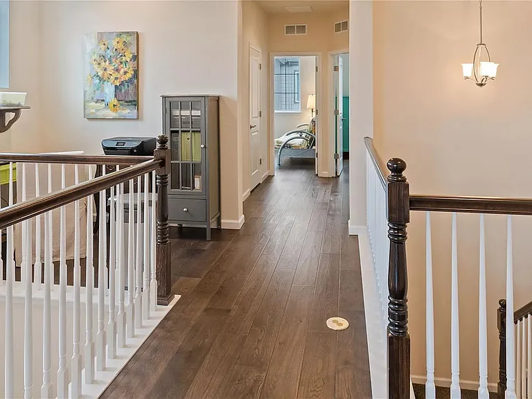 Second-floor hallway