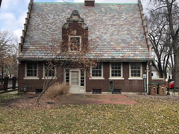 Backyard view of the house .