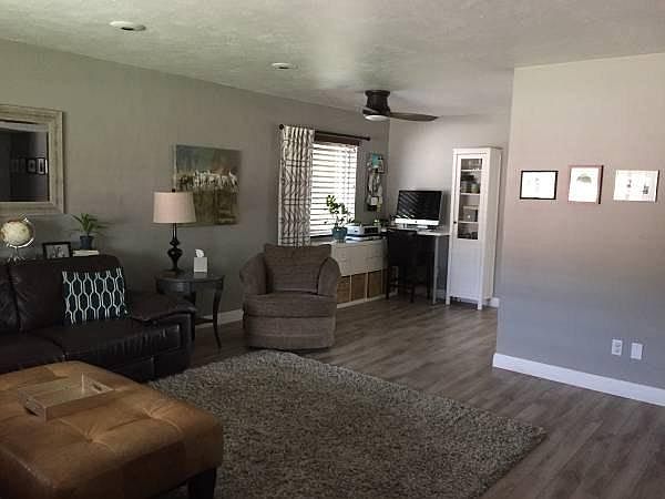 Bright, open and modern interior.