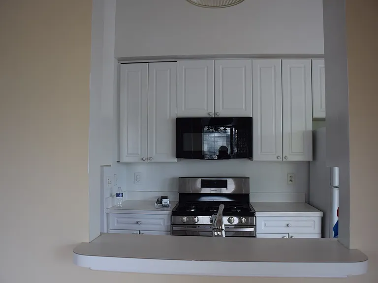 Kitchen to dining area pass through