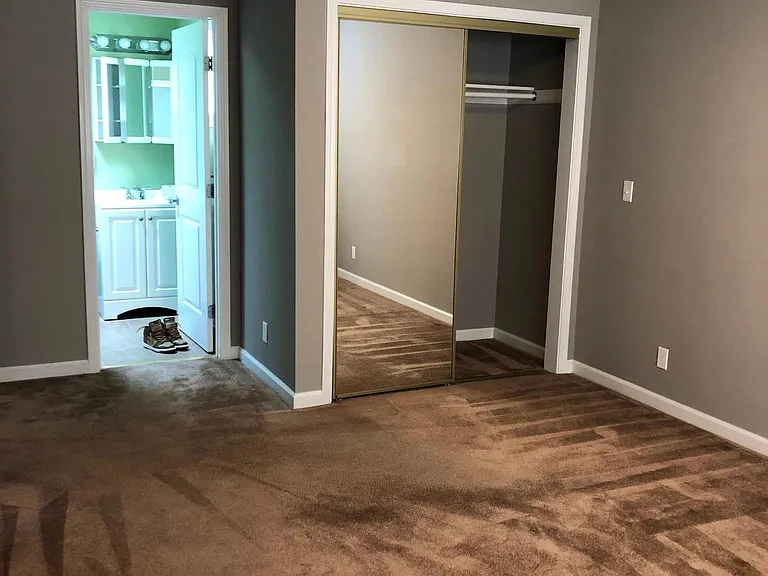 master bedroom with bathroom
