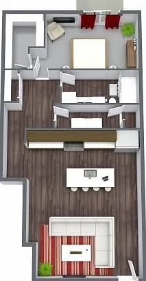 Fascino 1-Bedroom With Detached Garage