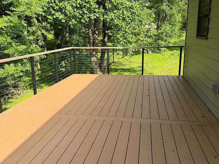 Other end of deck