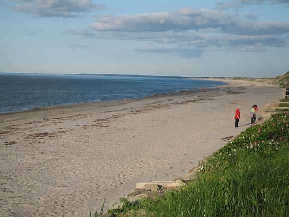 private beach