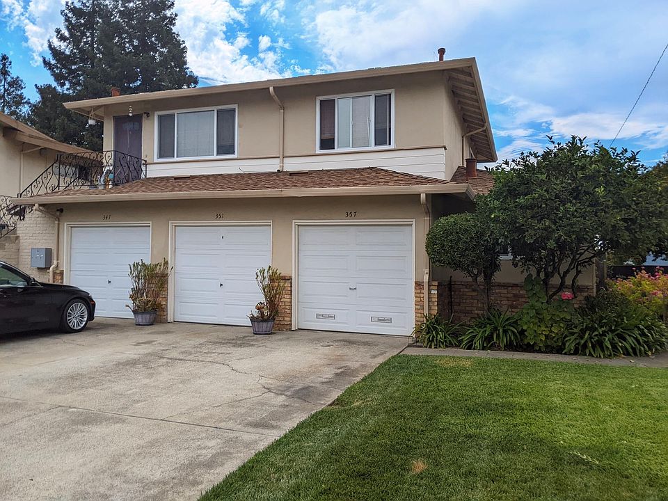 Front of property. 357 door is to the right down walkway