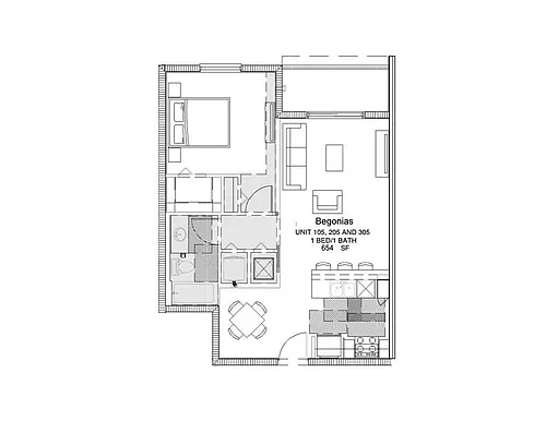 Floor plan Begonias