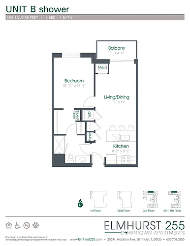Floor plan B Shower