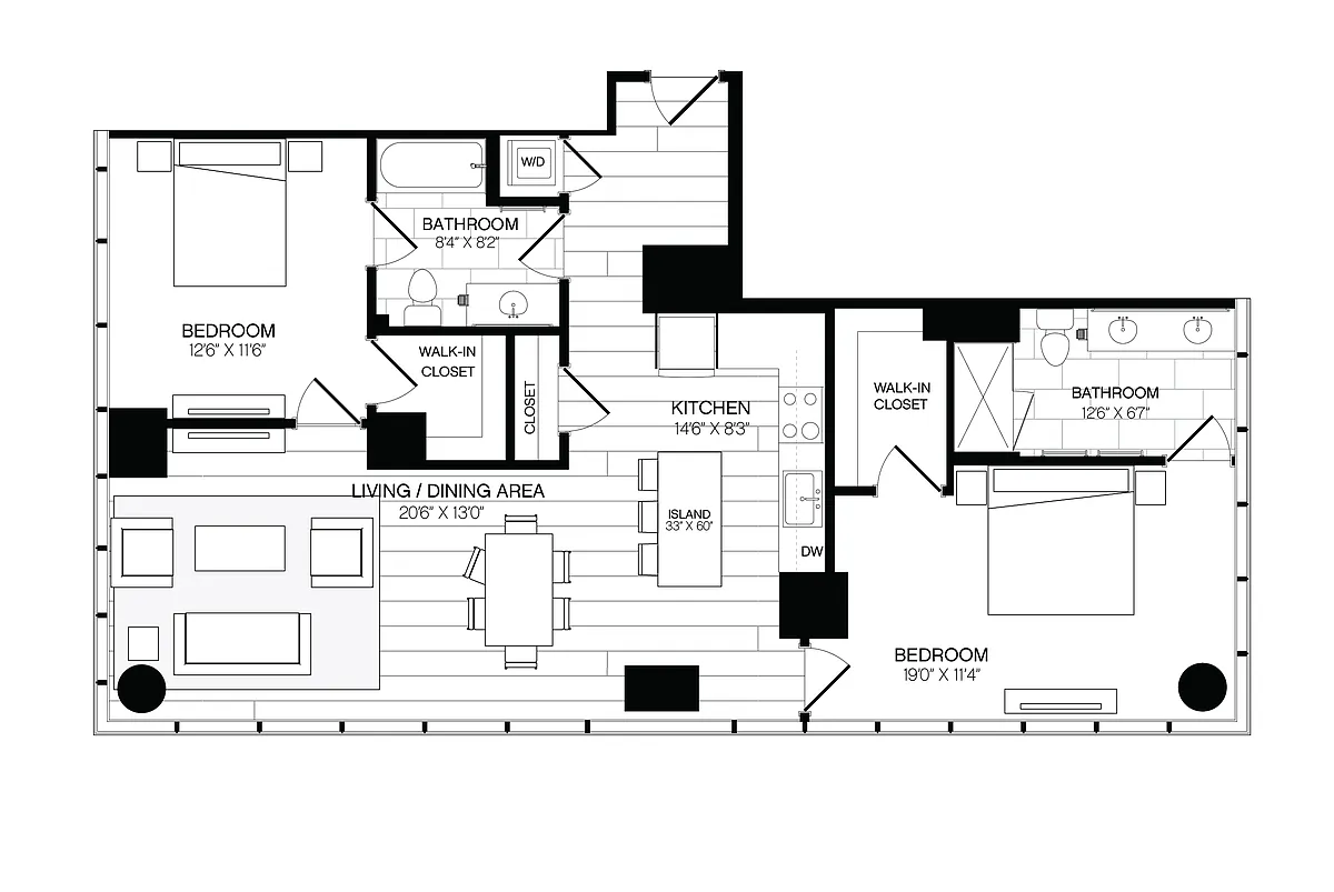 Floor plan B8