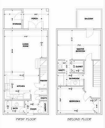 Townhouse layout