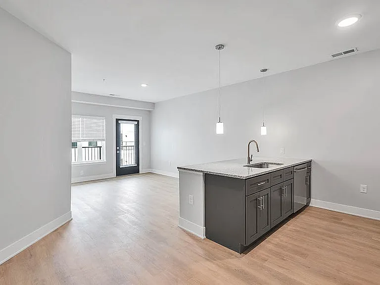 Open Concept Living Area & Kitchen