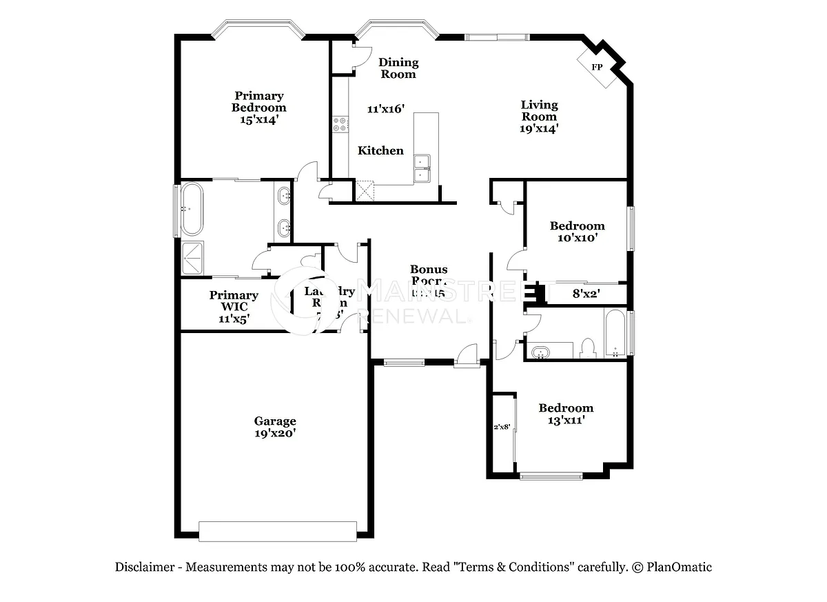 Floor Plan - 1668 E Golden Ln