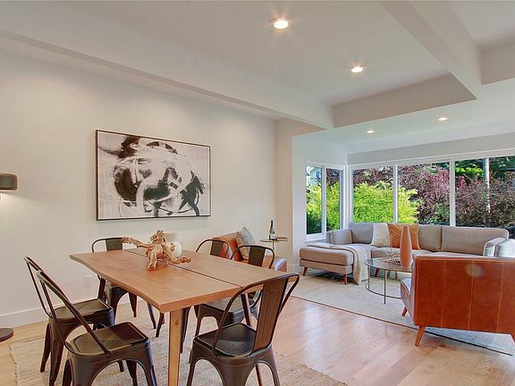 Dining and Living space facing south