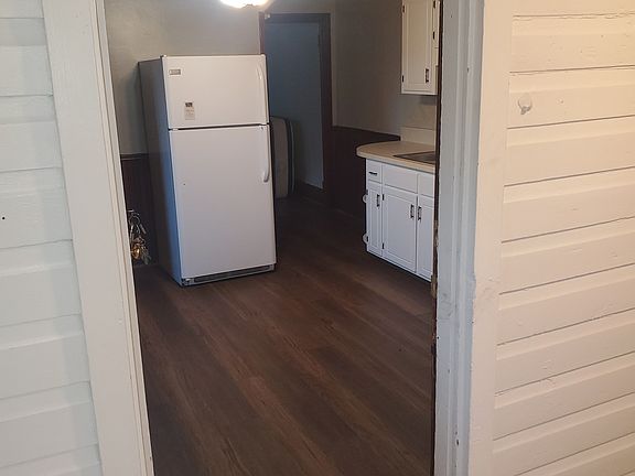 Backdoor entry from back porch into kitchen