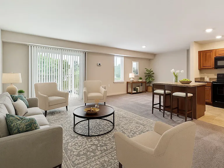 Entertain with ease in your spacious open floor plan.