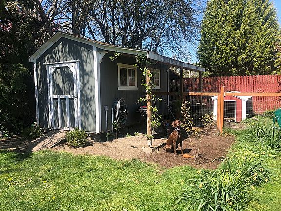 Shared yard and shed 