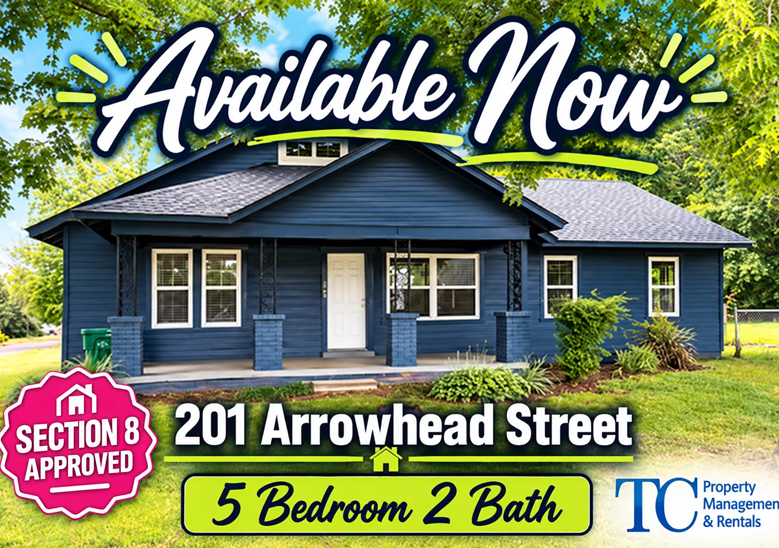 Section 8 Approved ! Spacious 5 Bedroom 2 Bath House — Photo 1