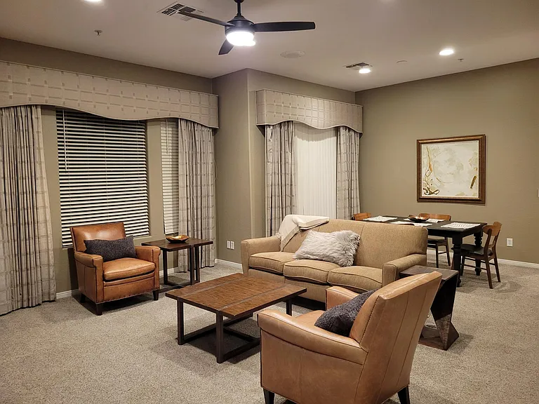 Living and dining area