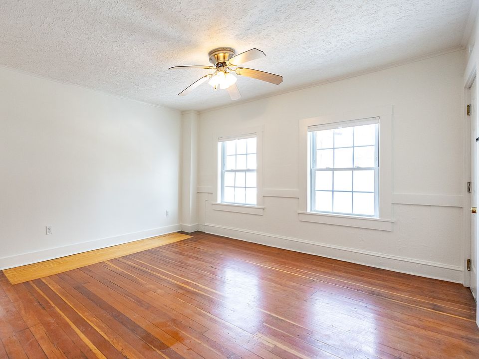 Bright living room with hardwood floors