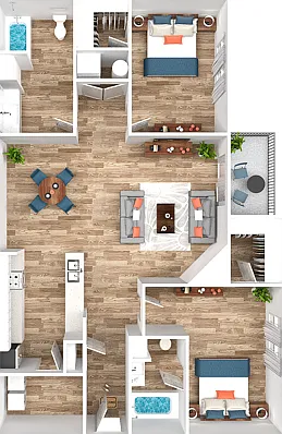 Two Bedroom Two Bathroom Two Bedroom Two Bathroom