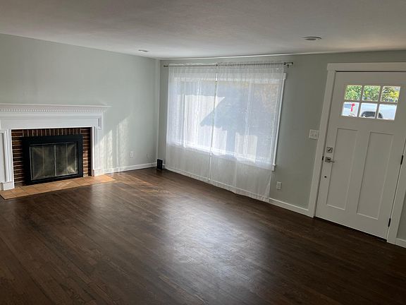 Upstair living room with fireplace