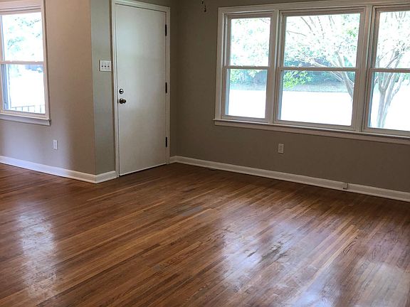 Living Room - original hardwoods throughout, no carpet