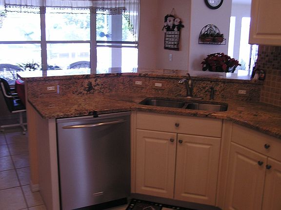 kitchen sink area