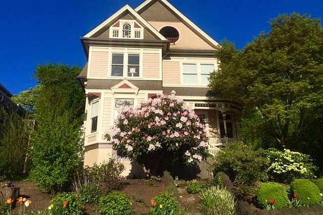You'll be on the top floor of this historic home