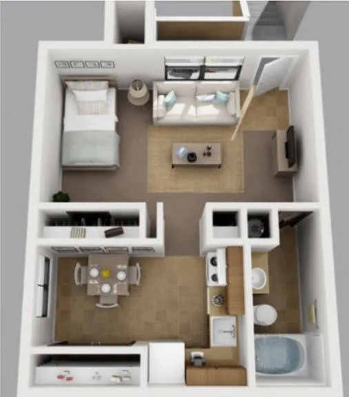 Floor plan Studio