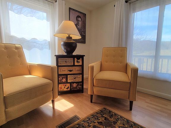 large windows and private view